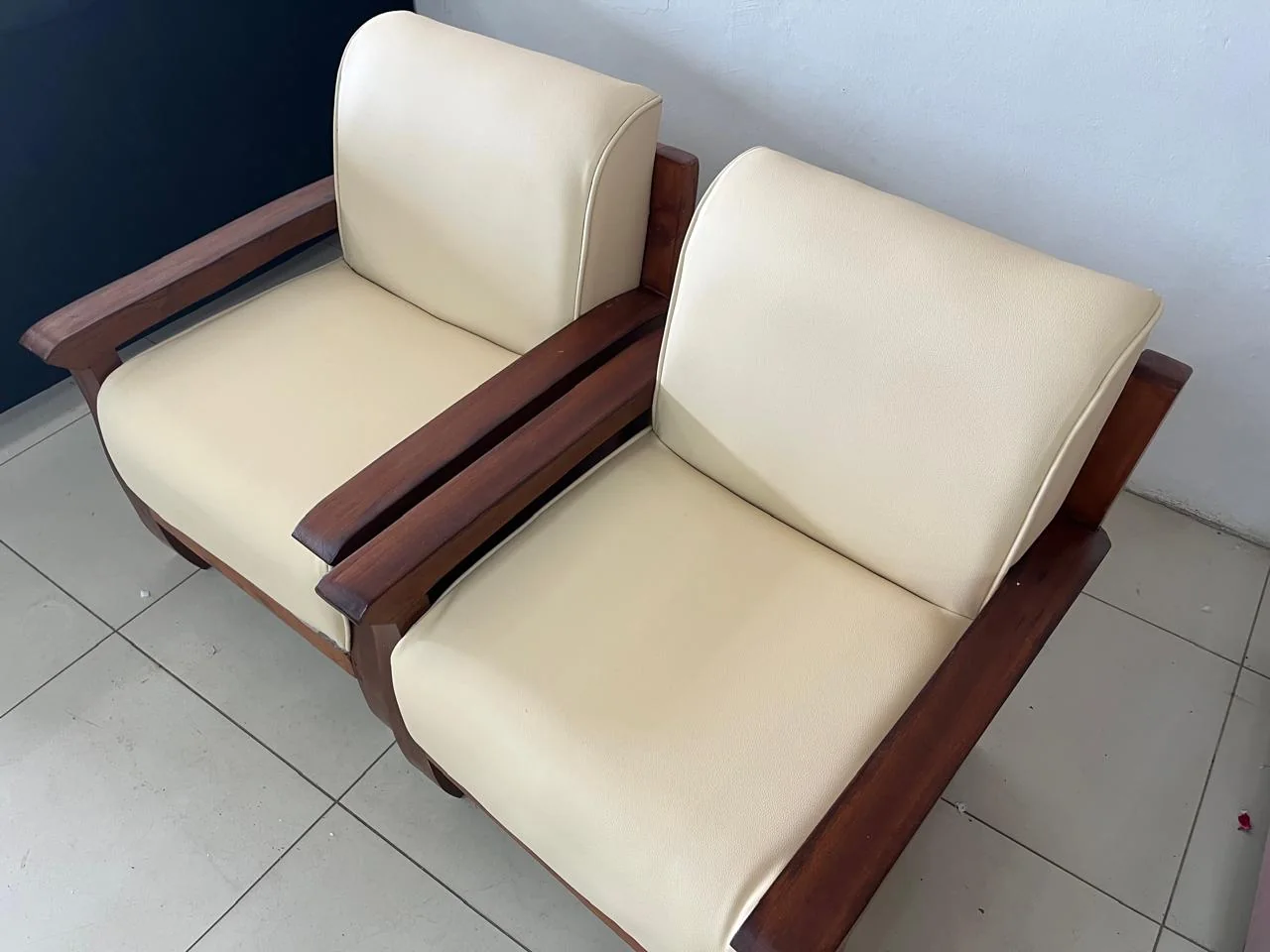Cream Armchairs