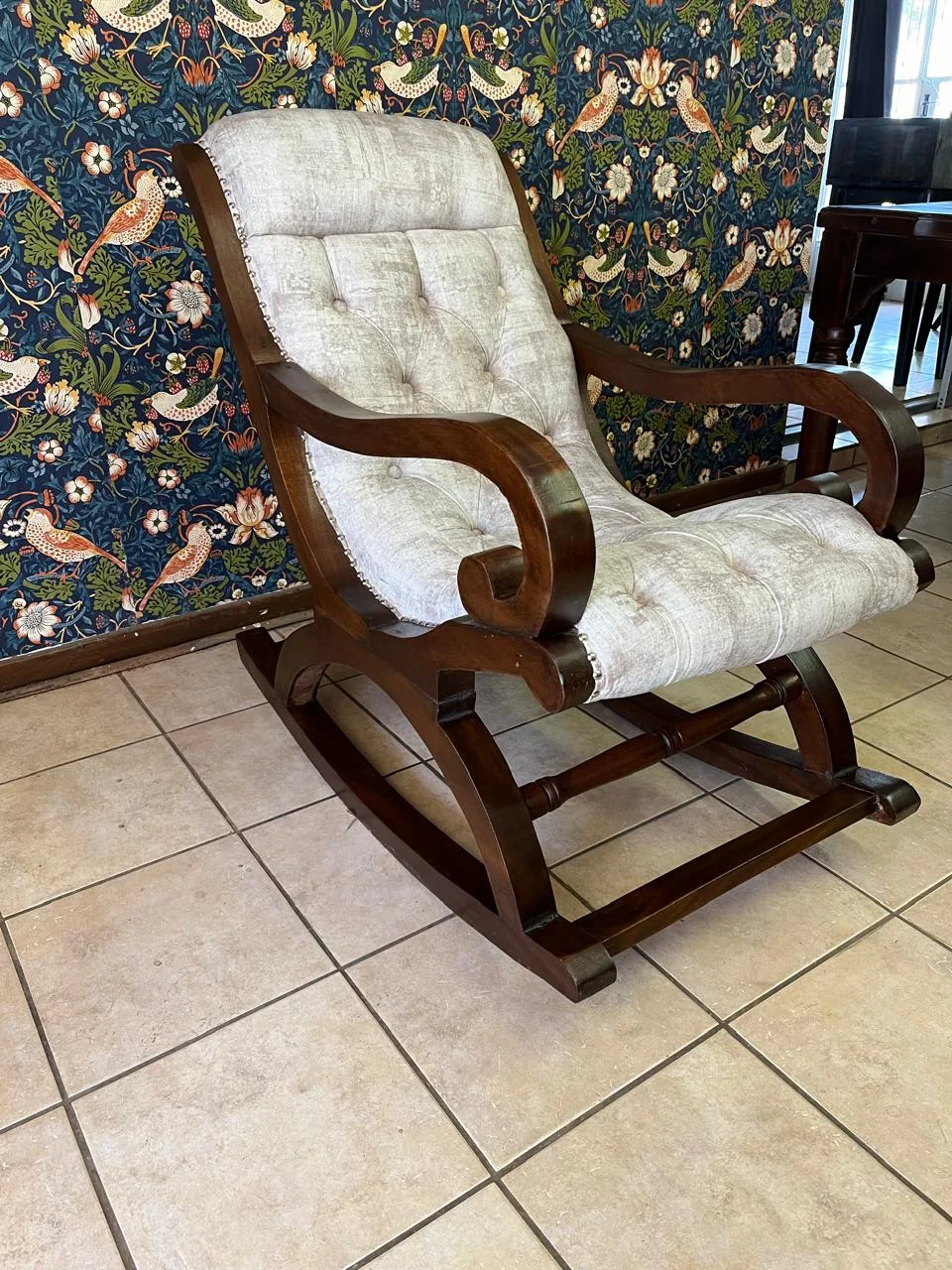 Patterned Lounge Chairs