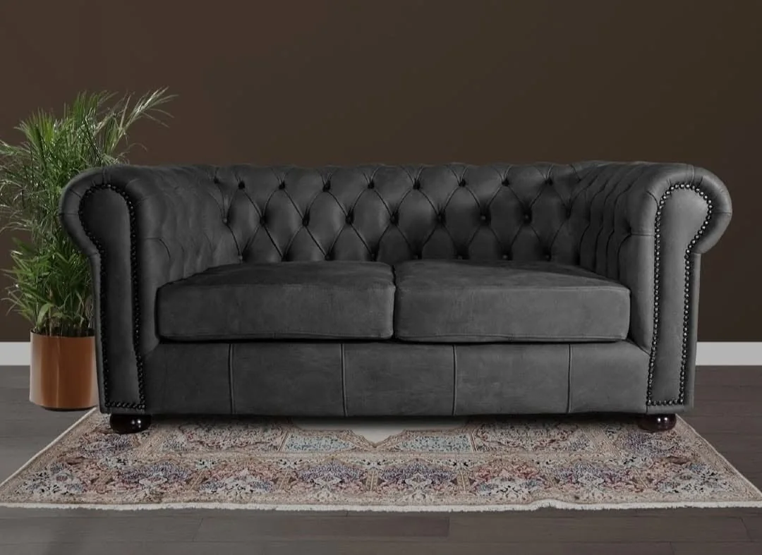 Black Chesterfield Sofa