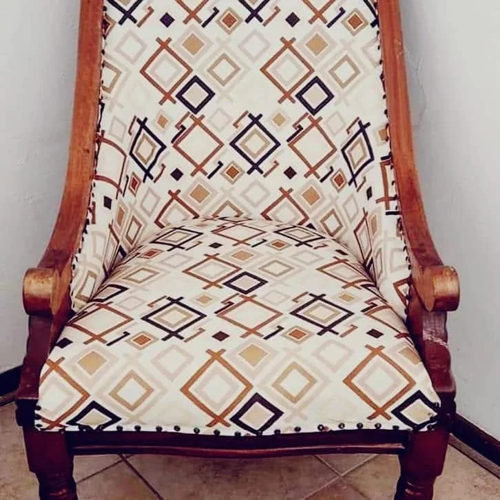 Geometric Accent Chair