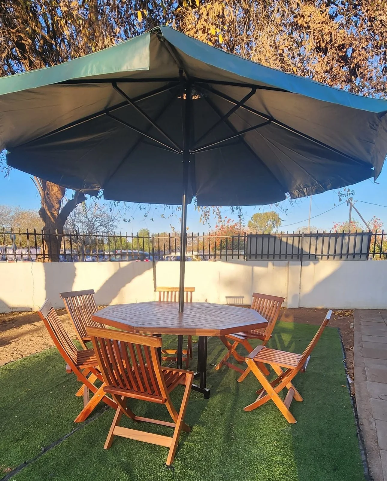 Umbrella Dining Set