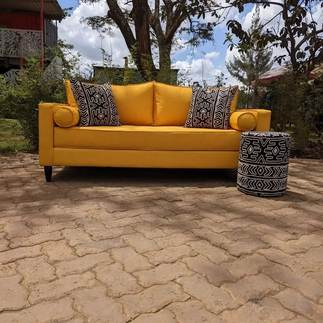 Outdoor Yellow Sofa